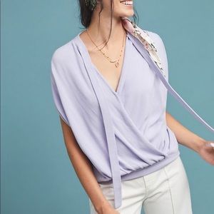 Anthropologie Rambuteau Surplice Top ❤️
